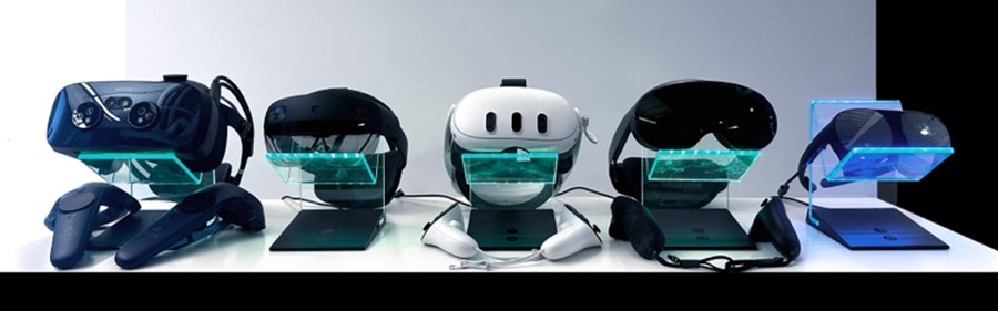 Sample of BCG Spatial Studio headset collection